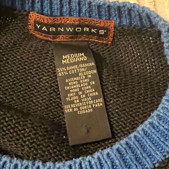 VTG 80s Xmas Christmas Sweater Shoulder Pads Holiday P2P:23” L:29.5” - Picture 3 of 14